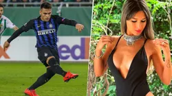 El mejor regalo de todos: Lautaro Martínez le dedicó el gol a su novia