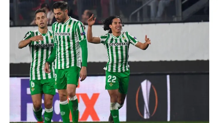 Betis empató sobre la hora de la mano de Lainez