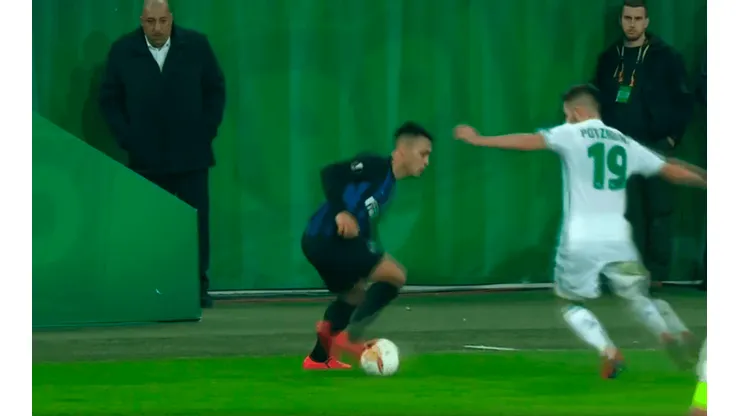 Lautaro metió un cañazo.