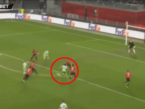 Diego Lainez metió una pared, remató con violencia y el portero terminó sentado