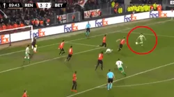 ¡Diego Lainez marca un gol de volea al minuto 90 en la Europa League!