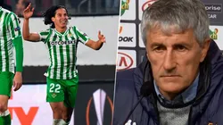 Lainez fue el héroe de la noche pero el DT del Betis contó qué no le gustó de él