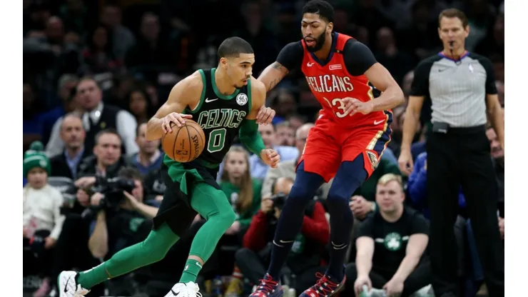 Jayson Tatum está de acuerdo con irse a los Pelicans a cambio de Anthony Davis