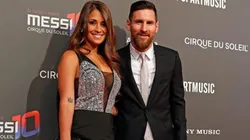 Foto de Antonella con Lionel Messi.