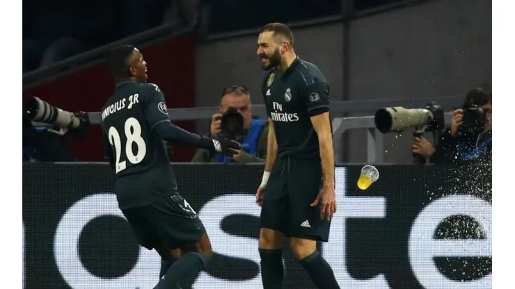 Benzema puso el 1-0 parcial.