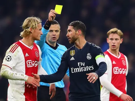 Ramos admitió que forzó la tarjeta amarilla frente al Ajax, luego lo negó y podrían sancionarlo
