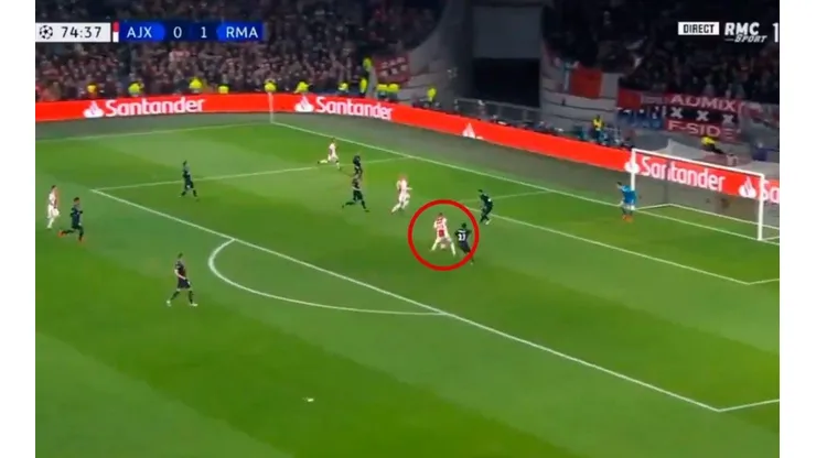 Justicia divina: la presión del Ajax hizo efecto y Ziyech se lo empató al Madrid