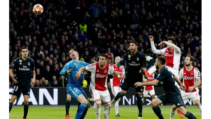 Courtois se equivocó feo, Tagliafico hizo delirar al Ajax pero el VAR terminó salvando al Real Madrid