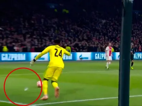 Insólito: un vaso estuvo a punto de provocar el pifie más grande de la Champions