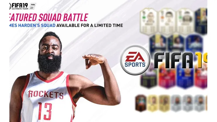 ¡La NBA y el FIFA 19 unidos! James Harden eligió su equipo ideal en el juego y ya puedes enfrentarlo