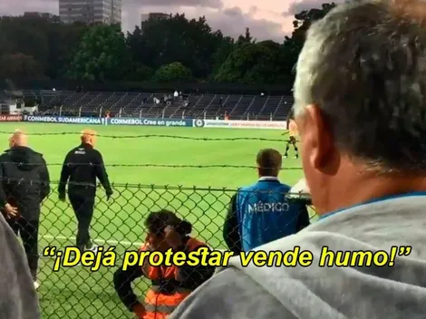 Sampaoli visitó a River de Montevideo y los hinchas lo volvieron loco