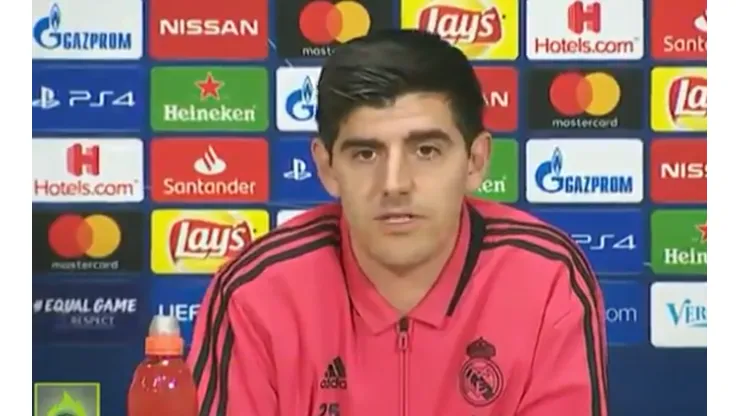 La frase más soberbia del día la dijo Courtois antes de Ajax-Real Madrid