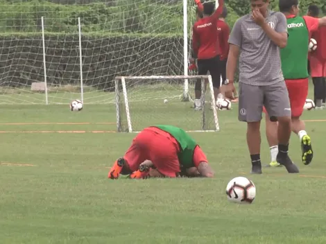 Universitario: La dura entrada que dejó sentido a Hohberg