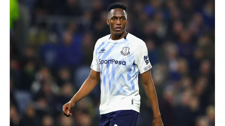 Yerry Mina, olvidado en el Everton