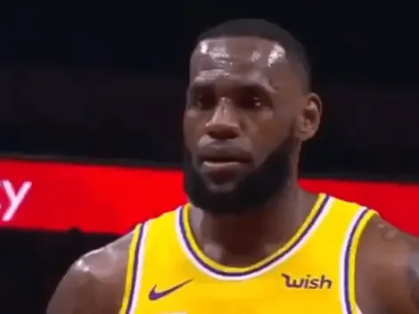 Fanáticos de los Hawks se burlan de LeBron James en la derrota de los Lakers