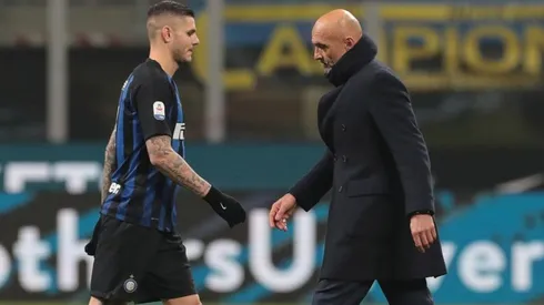 Icardi y Spalletti, una relación que se encuentra en su peor momento.