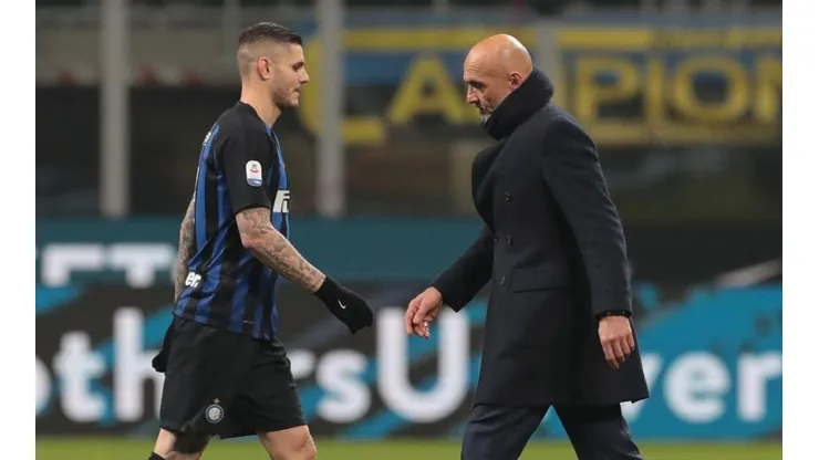 Icardi y Spalletti, una relación que se encuentra en su peor momento.