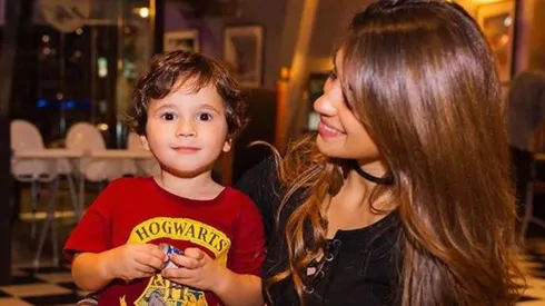 Mamá enamorada: Antonella Roccuzzo subió un muy tierno video de Mateo Messi esquiando
