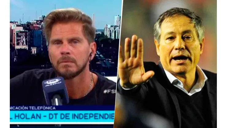 El cruce de Holan y Vignolo al hablar de un posible manager en Independiente
