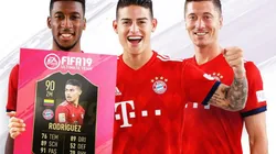 James Rodríguez comanda el equipo de la semana de FIFA 19