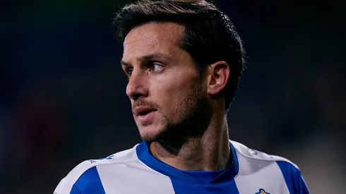 Pablo Piatti con la camiseta del Espanyol.