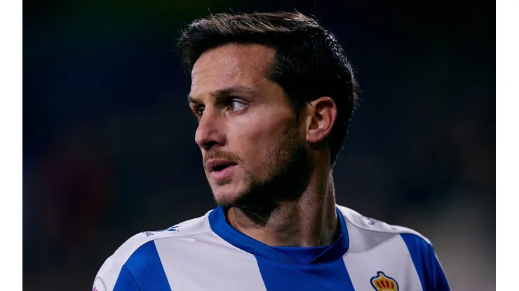 Pablo Piatti con la camiseta del Espanyol.