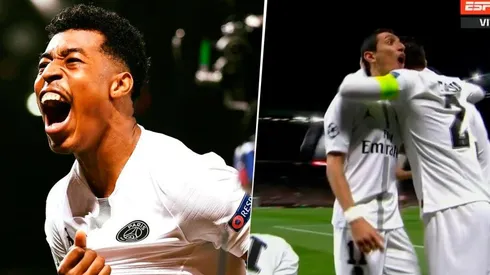 Kimpembe adelantó al PSG y Di María se lo gritó a los hinchas del United