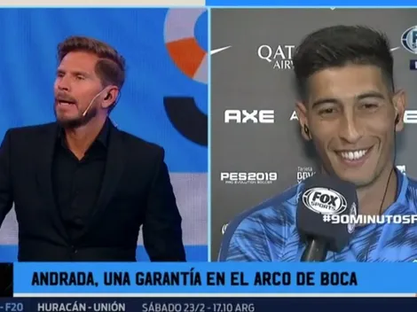 Entre risas, Andrada habló del error de Pavón sobre el River vs. Racing