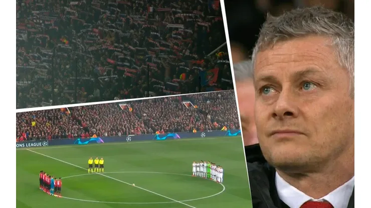 El minuto de aplausos en honor a Sala en Manchester United-PSG