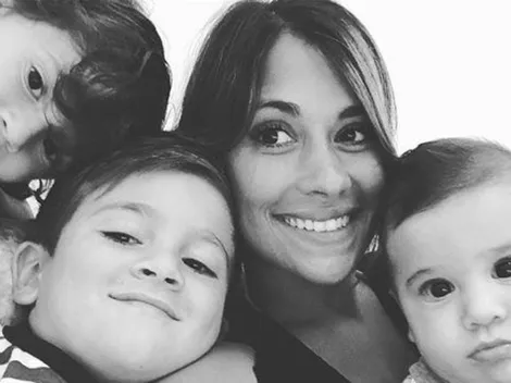 Antonella subió unas tiernas fotos esquiando con Mateo, Thiago y las hijas de Fabregas