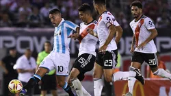 Foto de Exequiel Palacios, jugador de River.