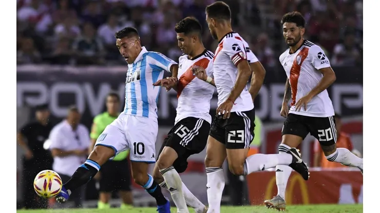 Foto de Exequiel Palacios, jugador de River.