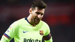 Foto de Lionel Messi, jugador de Barcelona.