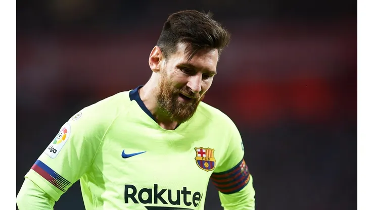 Foto de Lionel Messi, jugador de Barcelona.