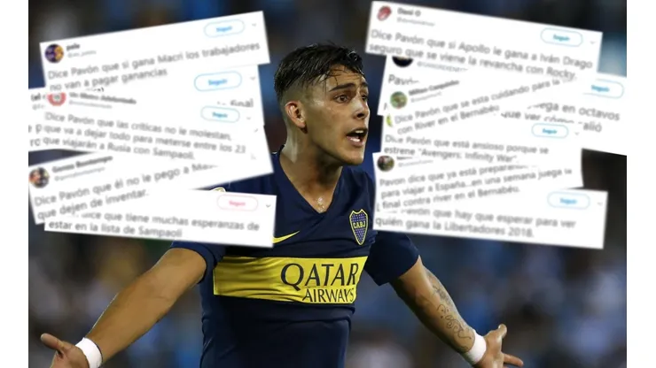 No le dejaron pasar el papelón: las redes se burlaron a más no poder de Pavón por su pifia