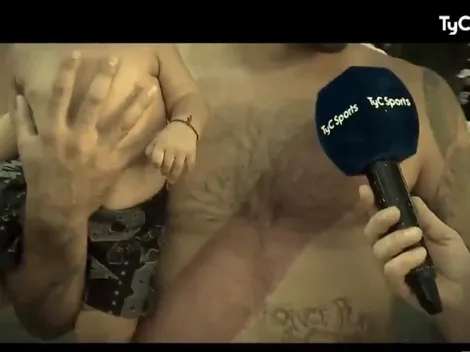 Un fanático de River se tatuó en su panza la franja roja de la camiseta