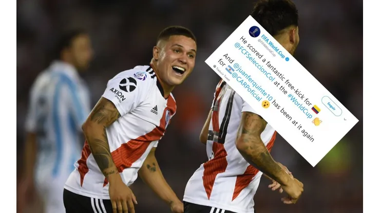 Quintero, en los ojos del mundo por su golazo.