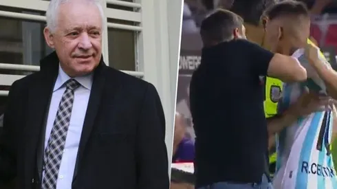 El presidente de Racing le tiró la pelota a Coudet por el caso Centurión