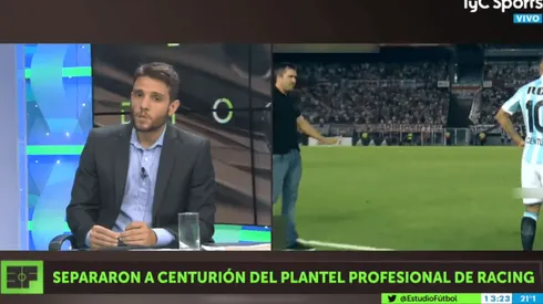 Desde TyC Sports revelaron que le dijo Centurión a Coudet antes de entrar
