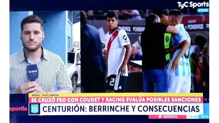 Le va a salir caro: Racing evalúa sancionar a Centurión por su pelea con Coudet