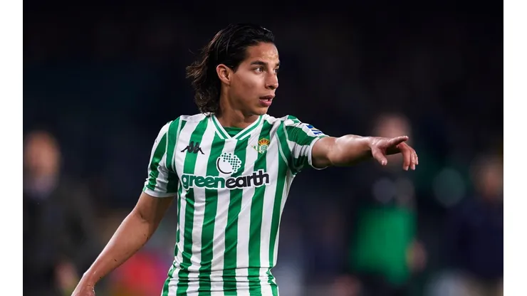 Lainez jugó en la derrota del Betis