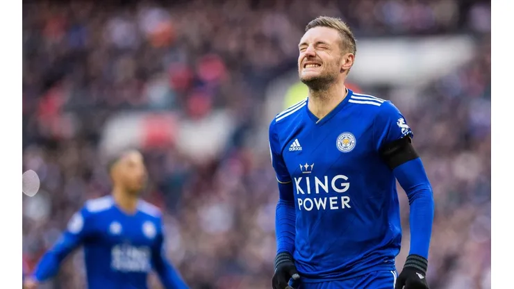 Vardy no pudo anotar de penal
