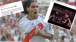 En el día de su cumpleaños, River le hizo acordar a Falcao que es hincha del Millo