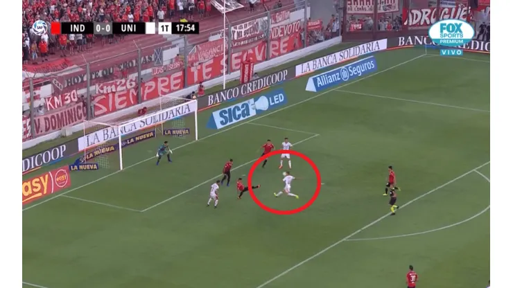 Insólito: Pittón le metió a Independiente el gol más raro de la Superliga