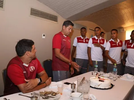 Que gran regalo: El Crema festejó el cumpleaños de su DT