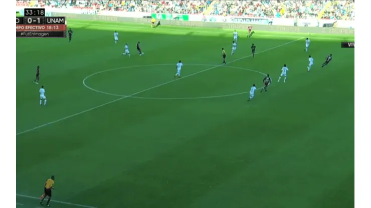 Del Valle igualó el partido pero el VAR lo anuló.