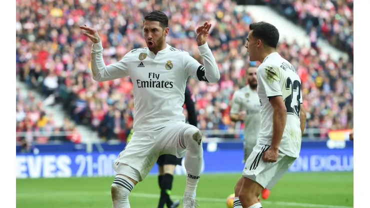 Foto del gol de Sergio Ramos.