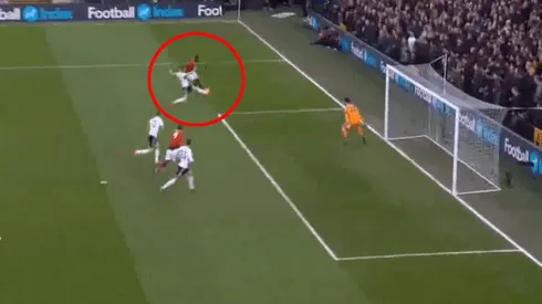 Foto del gol de Pogba.