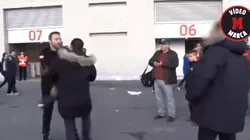 Foto de la pelea entre ambos.