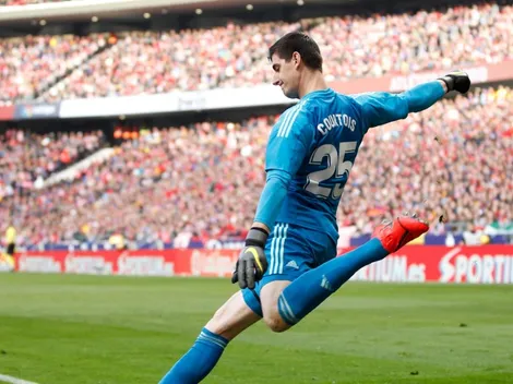 A Courtois lo trataron como a una rata en el Wanda Metropolitano